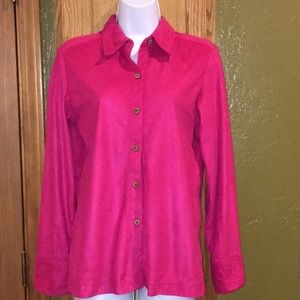 La Cabana Faux Suade Blouse